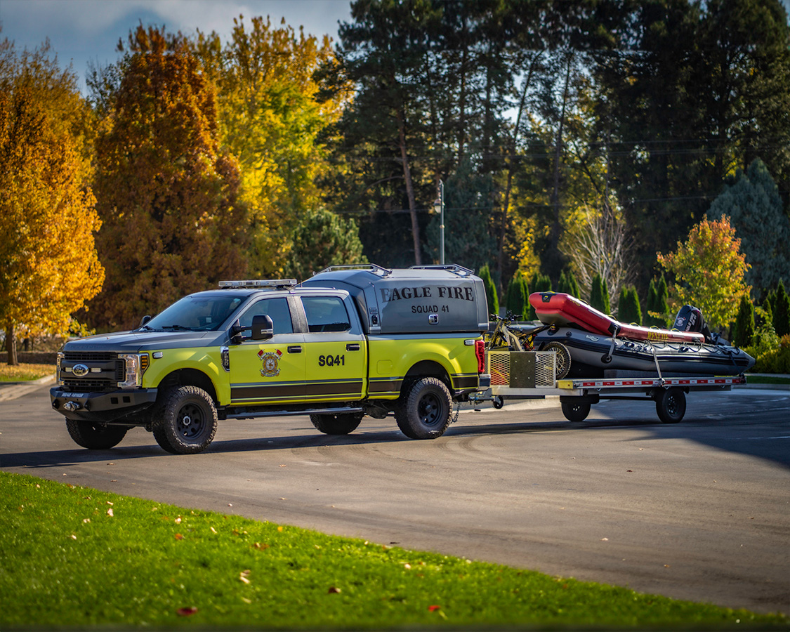 Staff Image Squad 41 & Rescue Boat